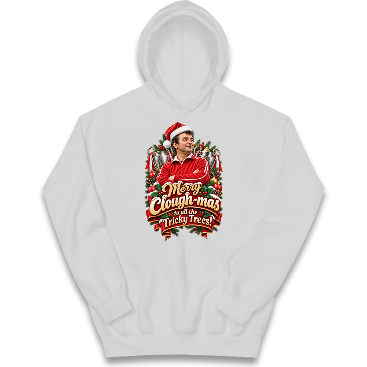 Nottm Forest Football Christmas Kids Hoodie