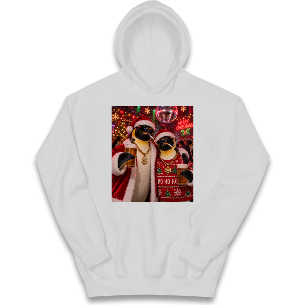 Penguin Christmas Kids Hoodie