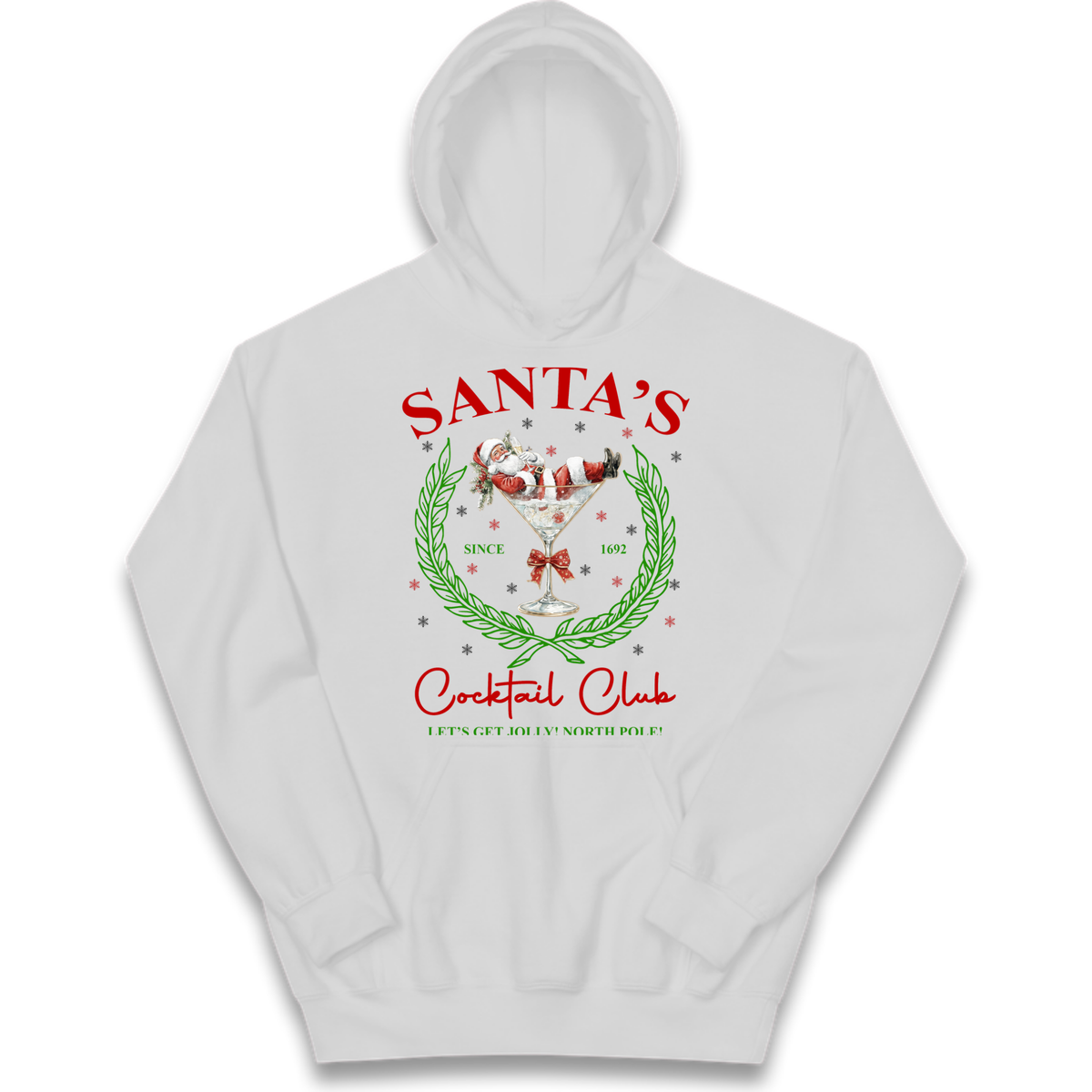 Cocktail Lover Christmas Kids Hoodie