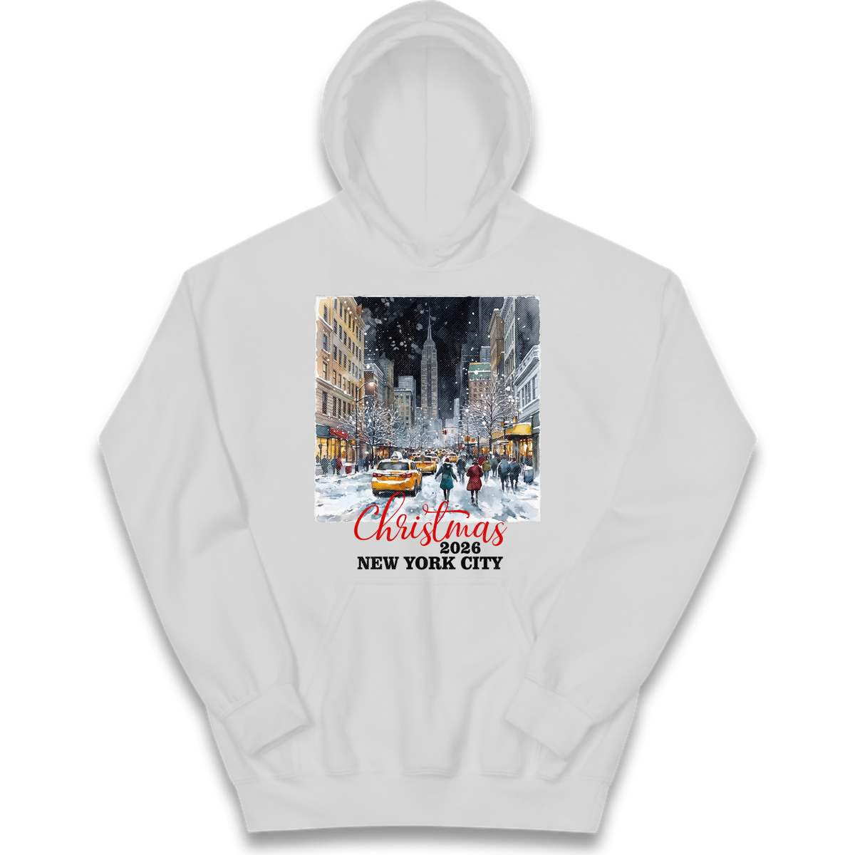 New York Winter Gift Kids Hoodie