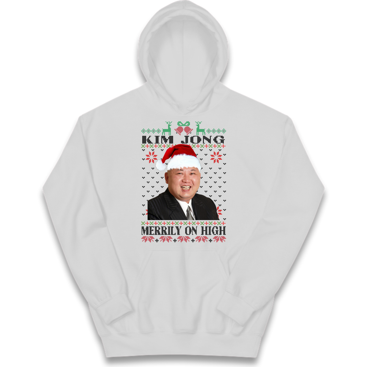 Kim Jong Christmas Kids Hoodie