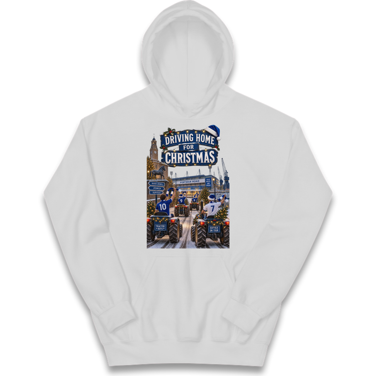 Ipswich Town Christmas Kids Hoodie