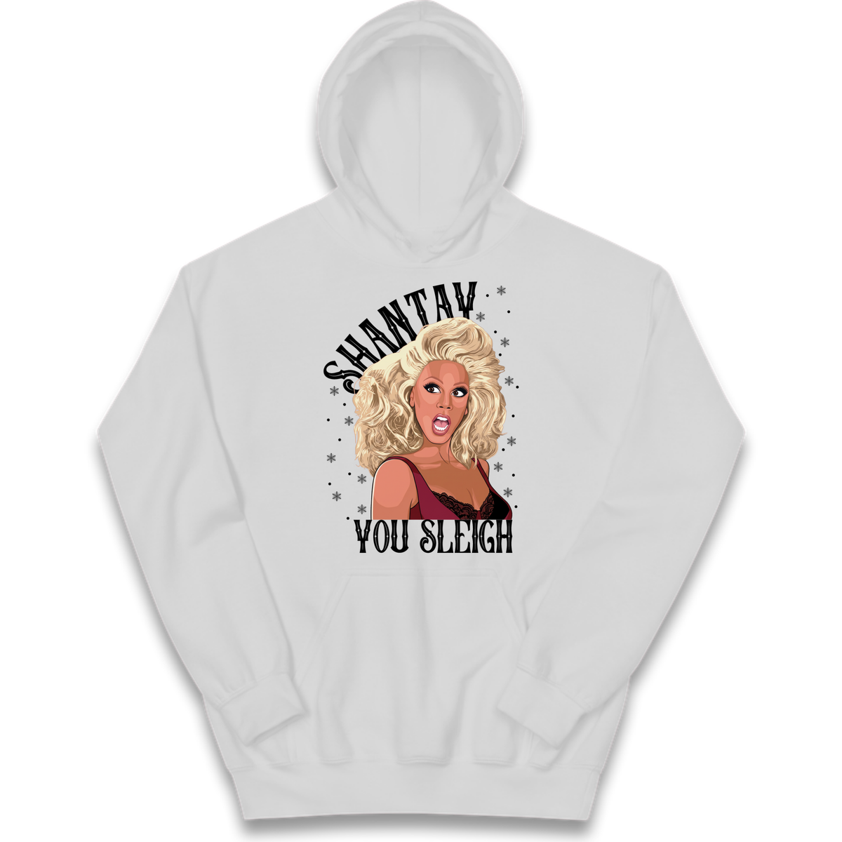 drag christmas clothing Kids Hoodie
