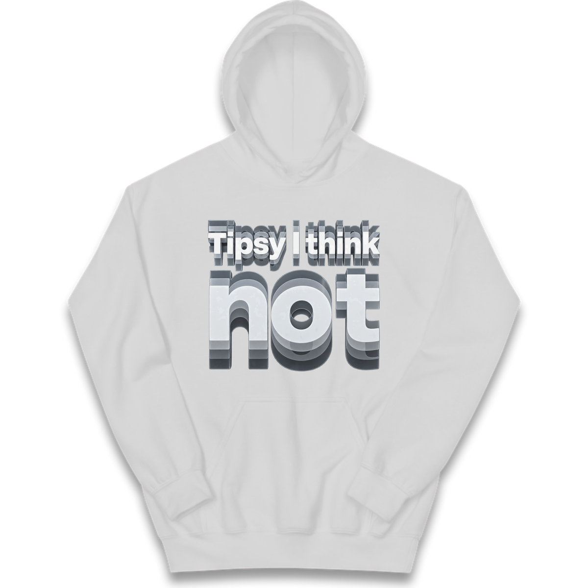 Tipsy I Think Not TikTok Viral Kids Hoodie