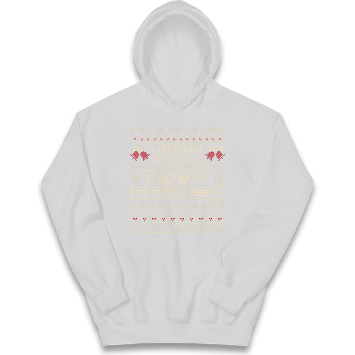 Pregnant At Christmas Kids Hoodie