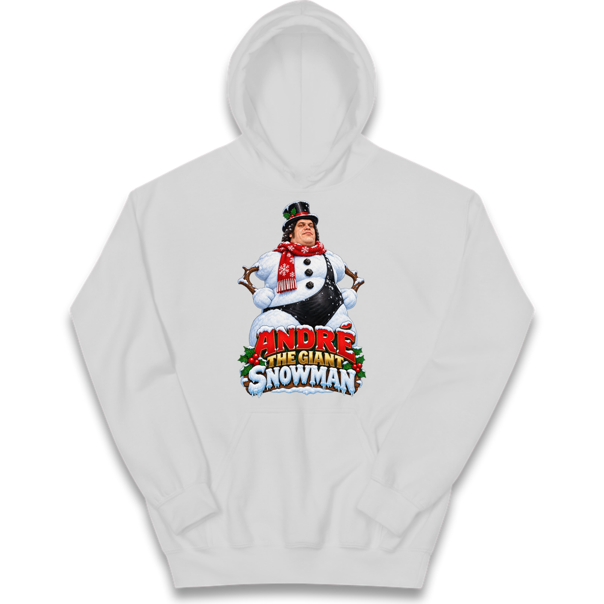 Andre The Giant Christmas Kids Hoodie