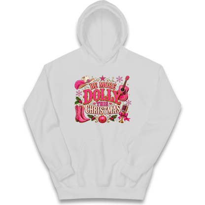 Dolly Parton Christmas Kids Hoodie