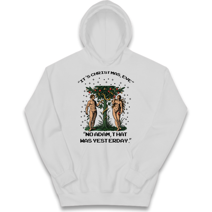 Adam & Eve Christmas Jumper Kids Hoodie