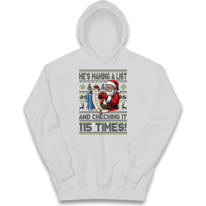 Making A List Kids Hoodie