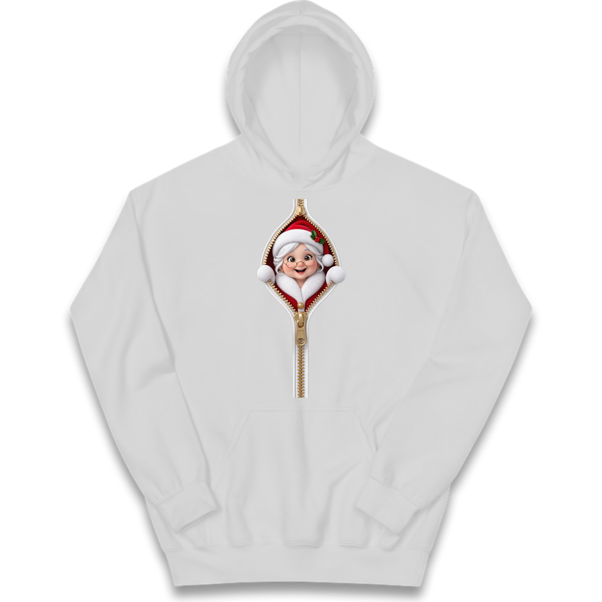 Mrs Claus Outfit Kids Hoodie