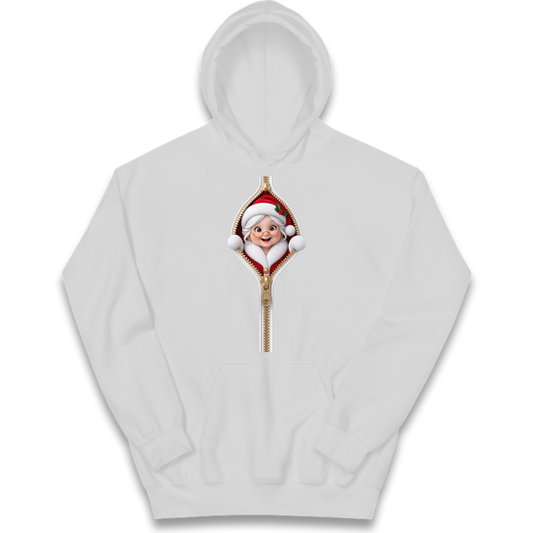 Mrs Claus Outfit Kids Hoodie