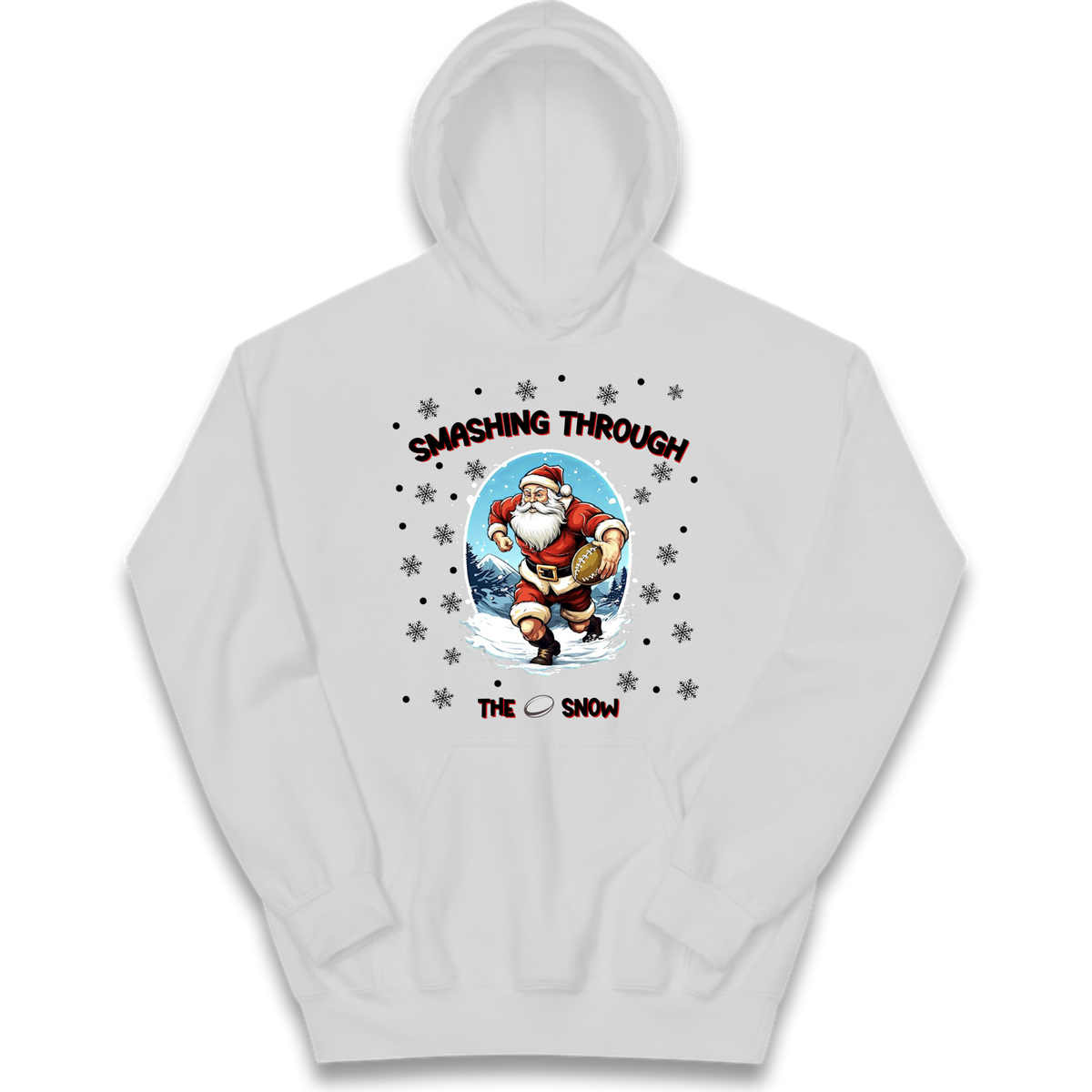 Rugby Santa Clothing Kids Hoodie