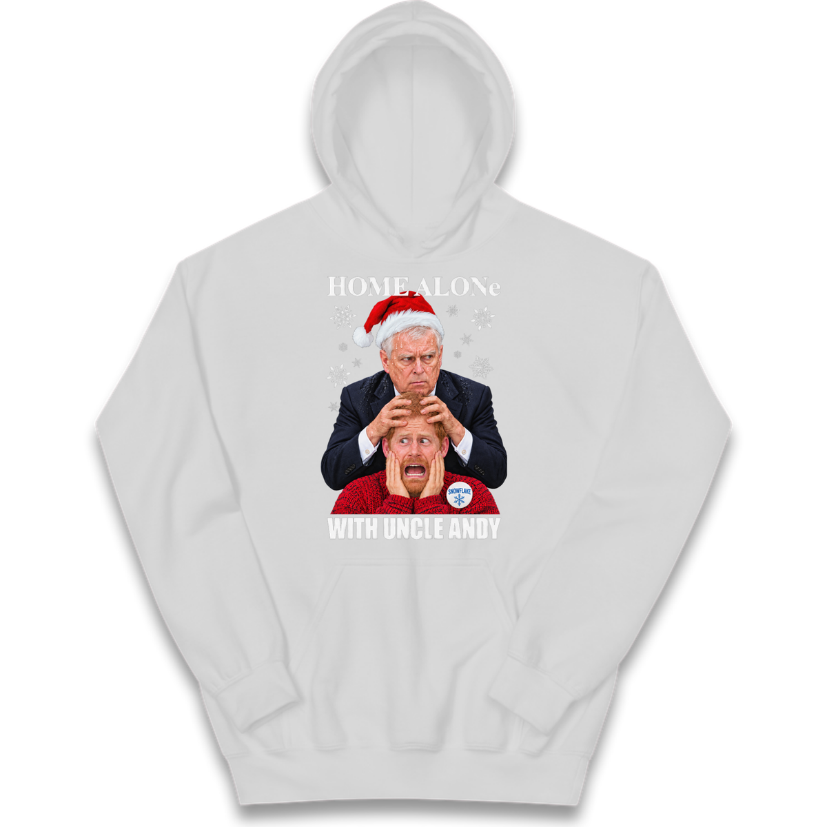Home Alone Prince Harry Andrew Christmas Kids Hoodie