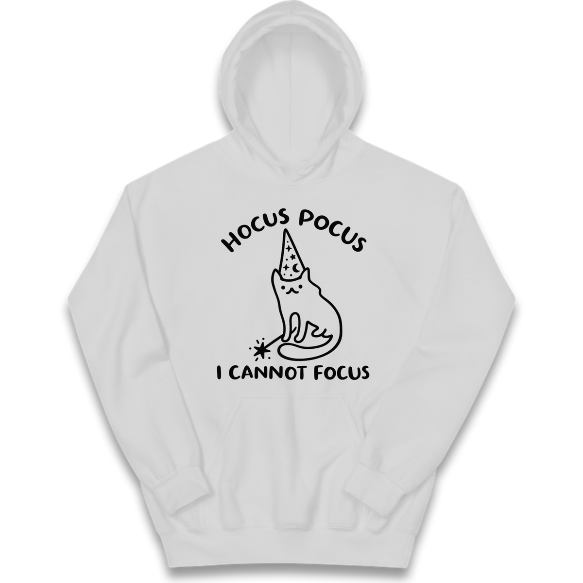 Hocus Pocus I Cannot Focus Kids Hoodie