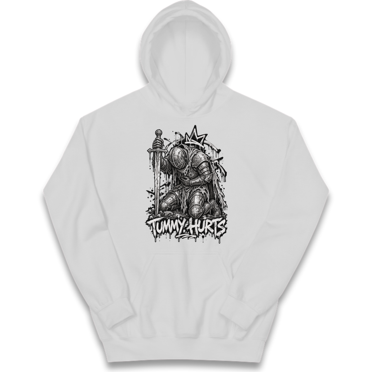 Tummy Hurts Knight Kids Hoodie