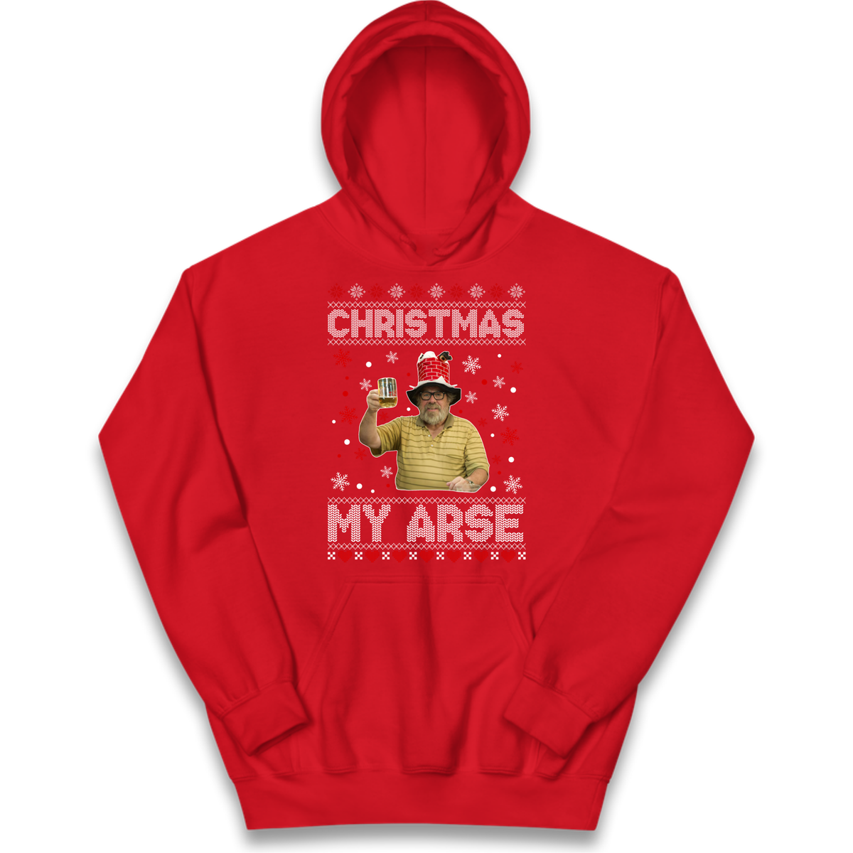 Christmas My Arse Kids Hoodie