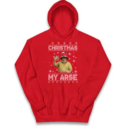 Christmas My Arse Kids Hoodie