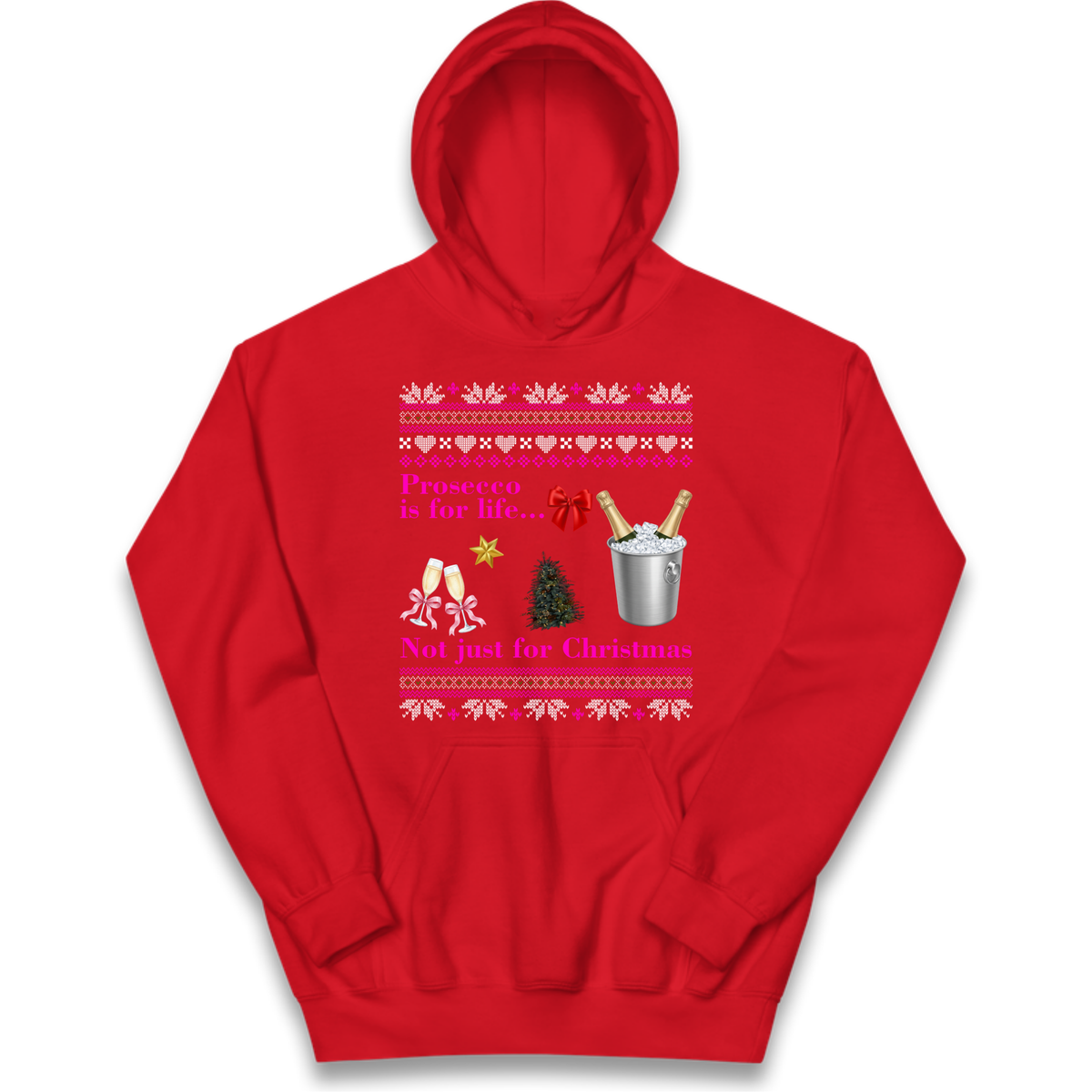 Prosecco Gift Top Kids Hoodie