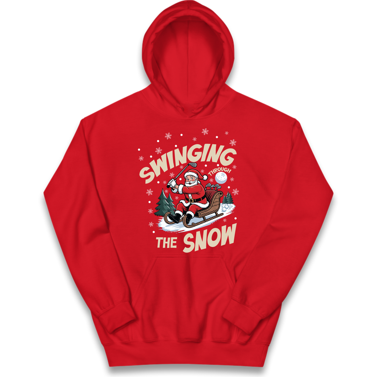 Christmas Golf Kids Hoodie