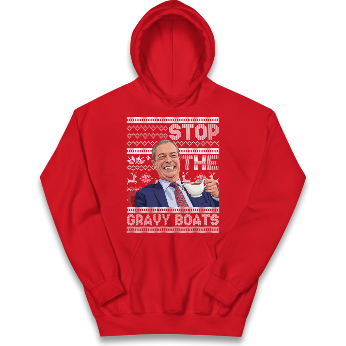 Satirical Festive Top Kids Hoodie