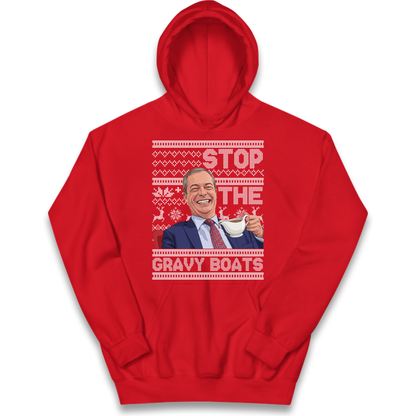 Satirical Festive Top Kids Hoodie