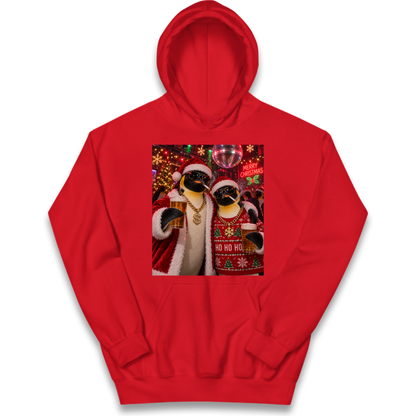 Penguin Christmas Kids Hoodie