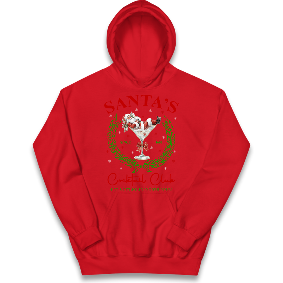 Cocktail Lover Christmas Kids Hoodie