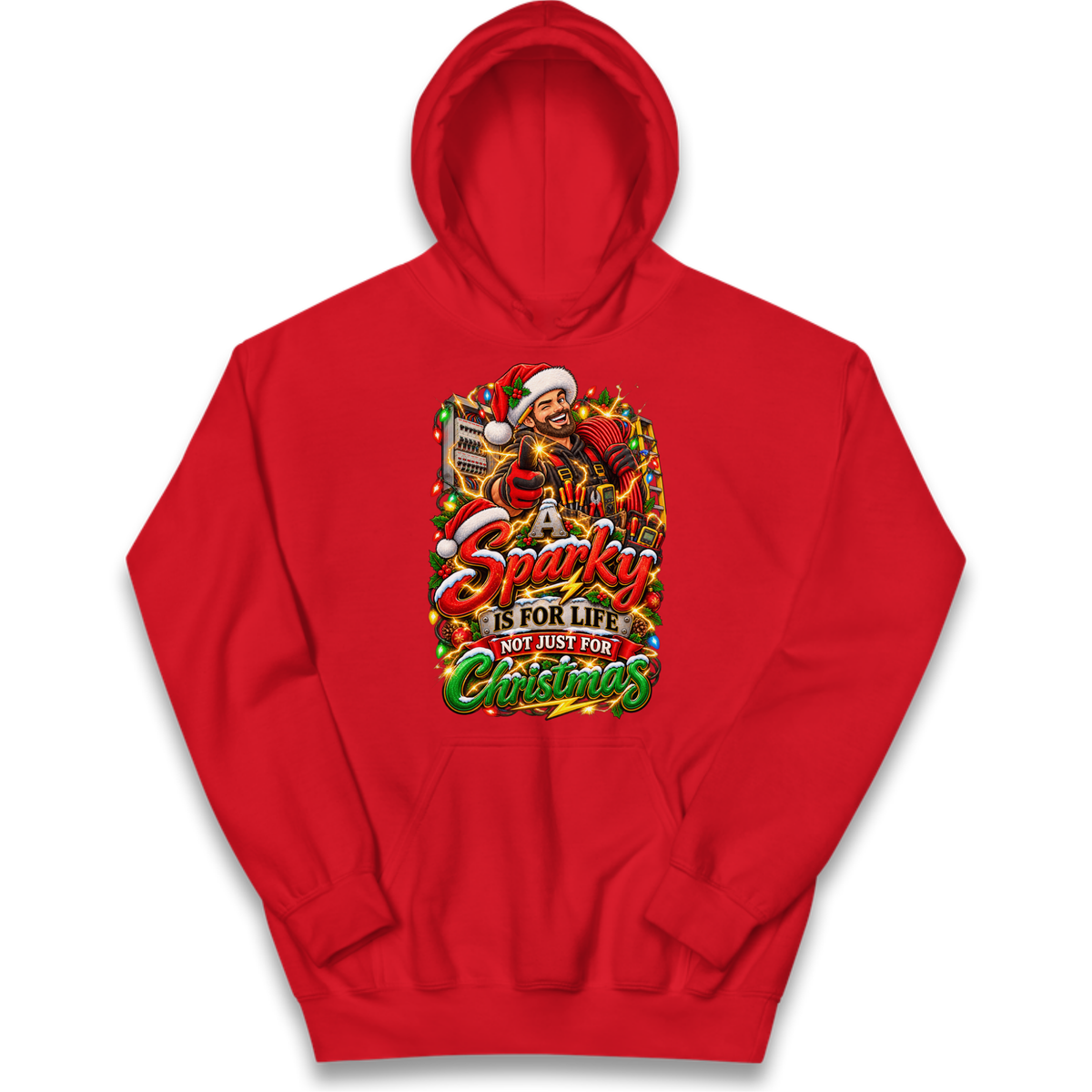 Sparky Christmas Kids Hoodie