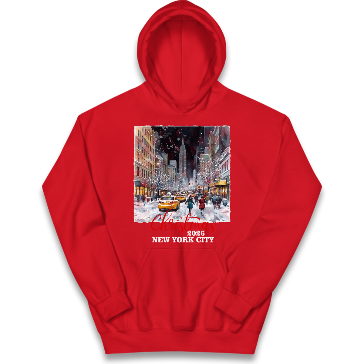 New York Winter Gift Kids Hoodie
