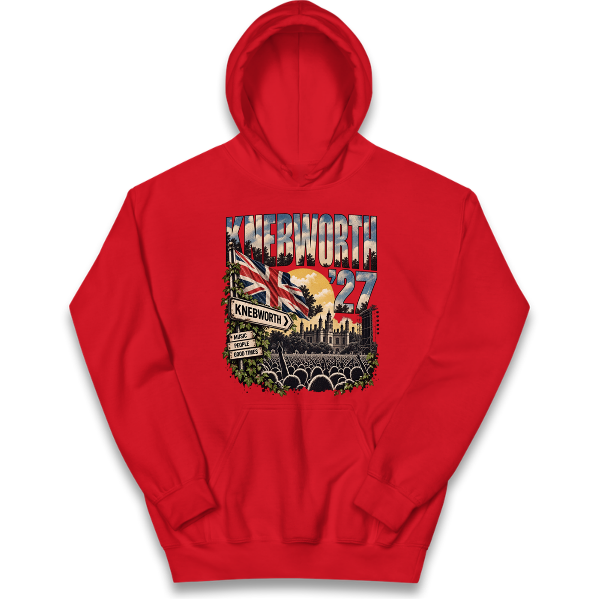 Oasis Knebworth Live '27 Kids Hoodie