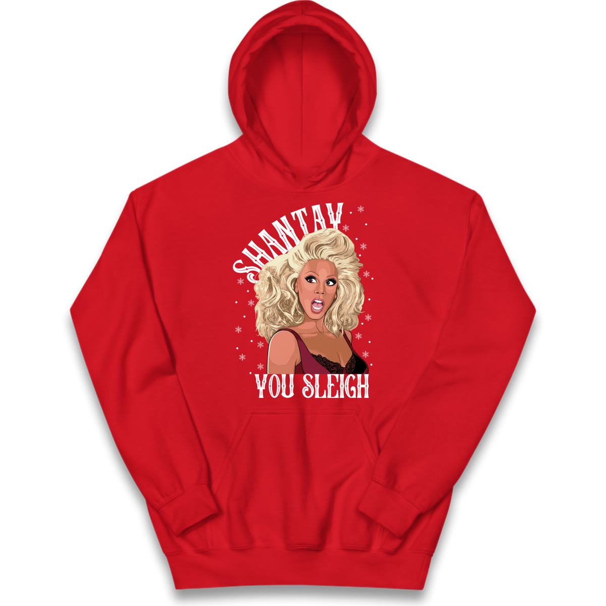 drag christmas clothing Kids Hoodie