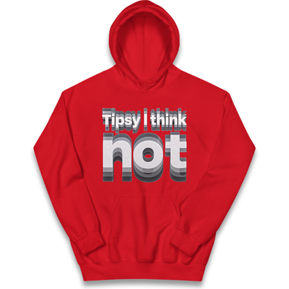 Tipsy I Think Not TikTok Viral Kids Hoodie