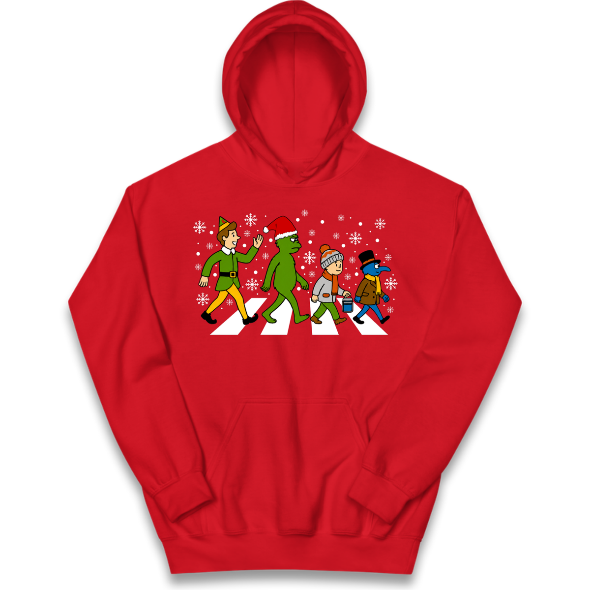 Abbey Road Walk Christmas jumper Kids Hoodie