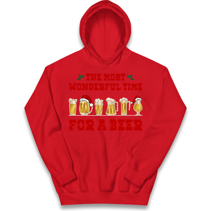 Festive Pint Graphic Kids Hoodie