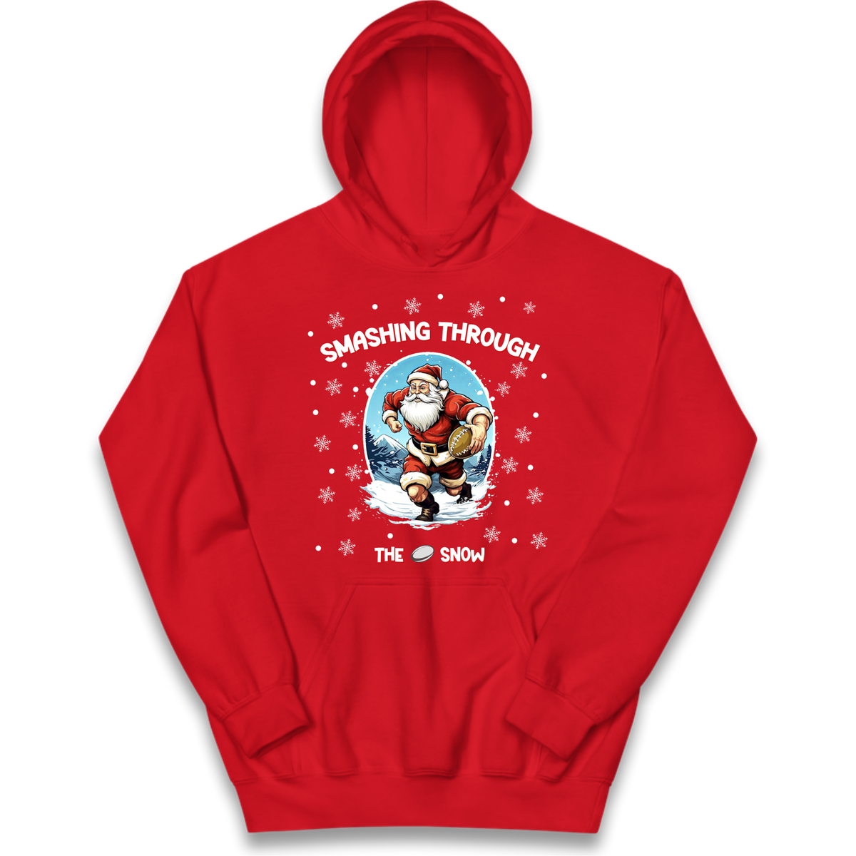 Rugby Santa Clothing Kids Hoodie