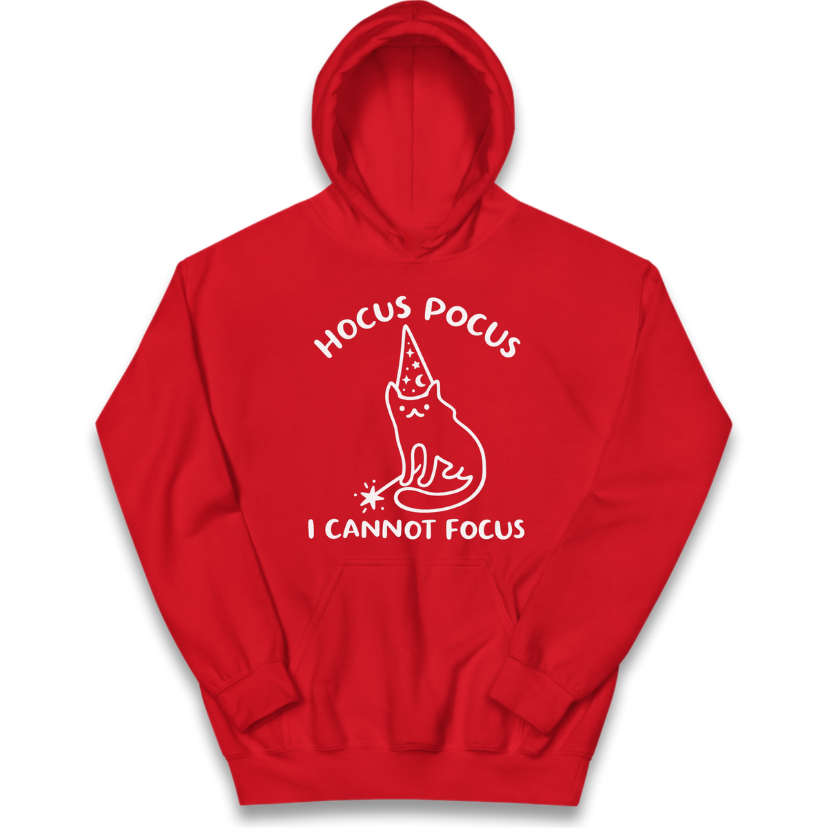 Hocus Pocus I Cannot Focus Kids Hoodie