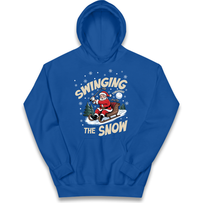 Christmas Golf Kids Hoodie