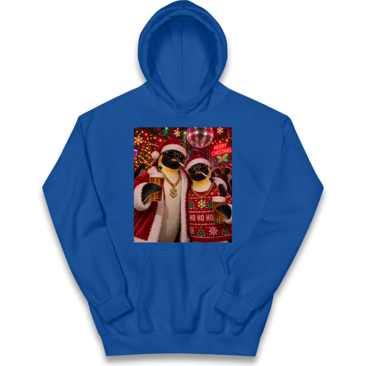 Penguin Christmas Kids Hoodie