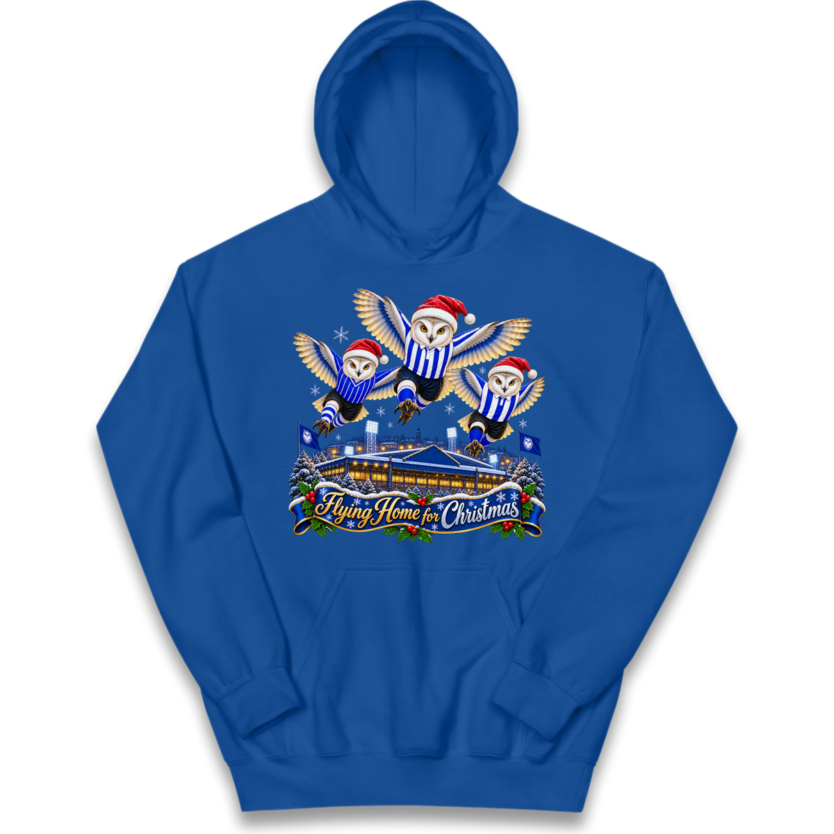 Sheff Wed Christmas Kids Hoodie
