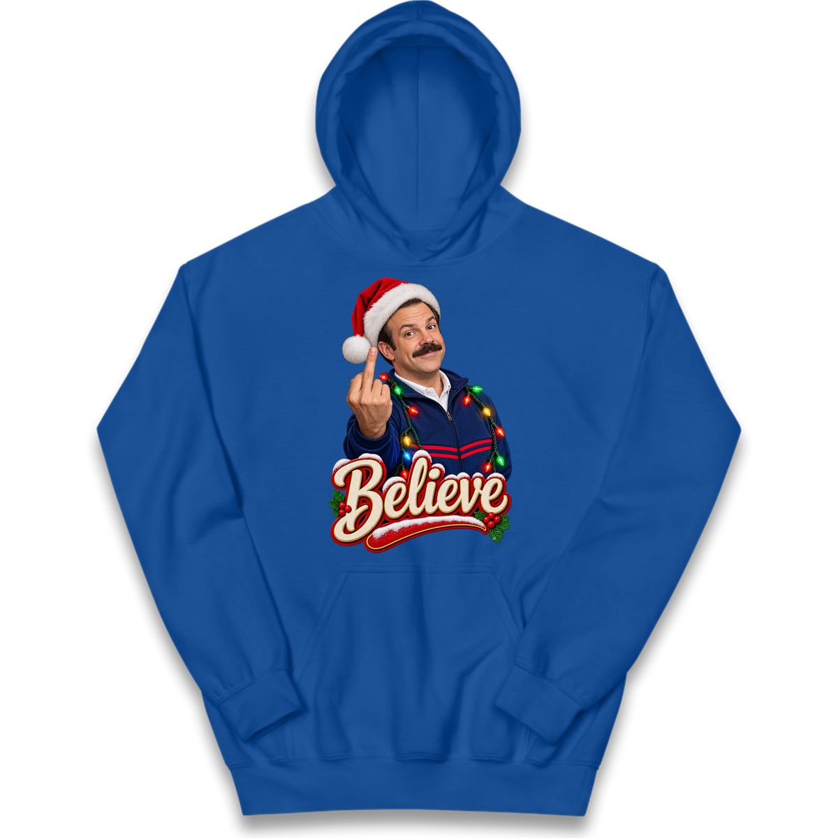 Ted Lasso Believe Christmas Kids Hoodie