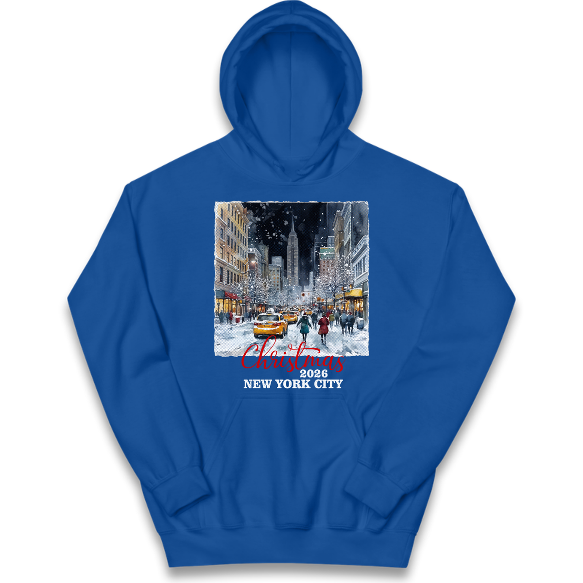 New York Winter Gift Kids Hoodie