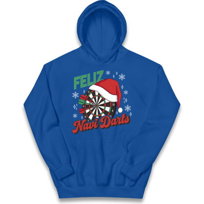 Feliz Navidarts Kids Hoodie - Christmas Darts Design