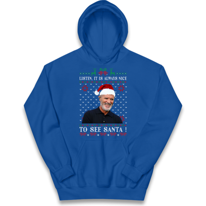Roy Keane Christmas Kids Hoodie