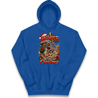 Trucker Christmas Kids Hoodie