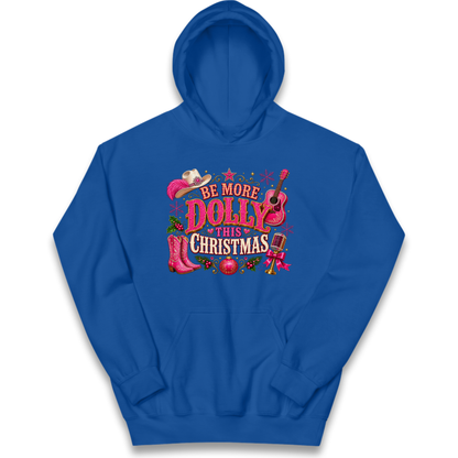 Dolly Parton Christmas Kids Hoodie