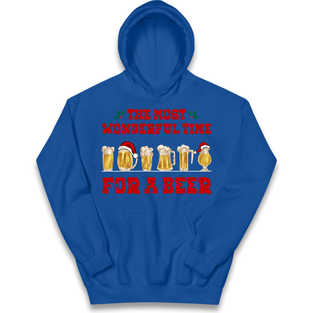 Festive Pint Graphic Kids Hoodie