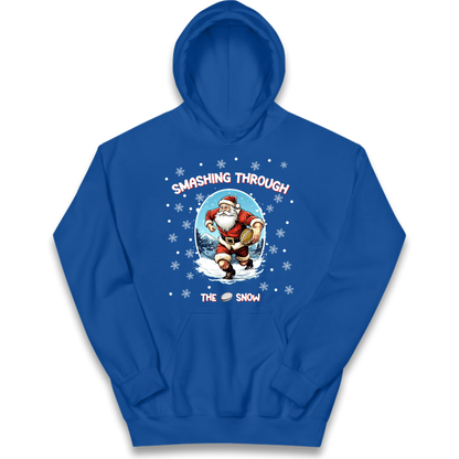 Rugby Santa Clothing Kids Hoodie