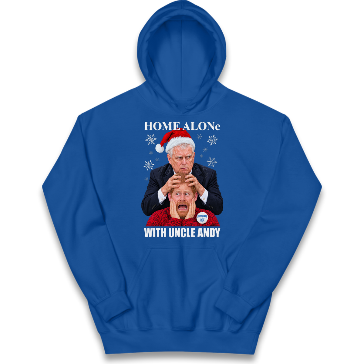 Home Alone Prince Harry Andrew Christmas Kids Hoodie