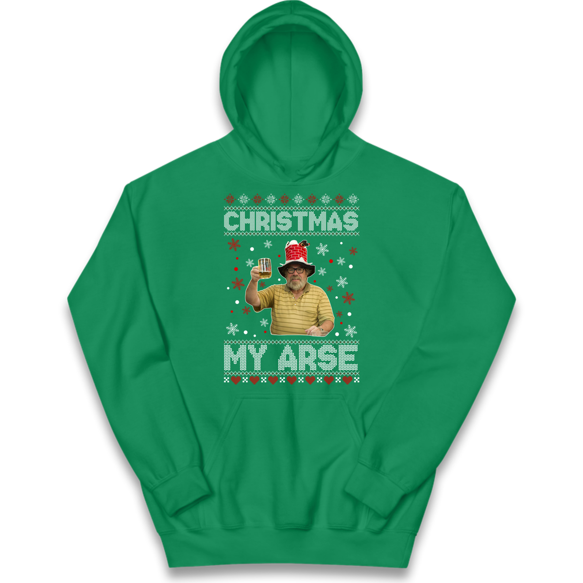 Christmas My Arse Kids Hoodie