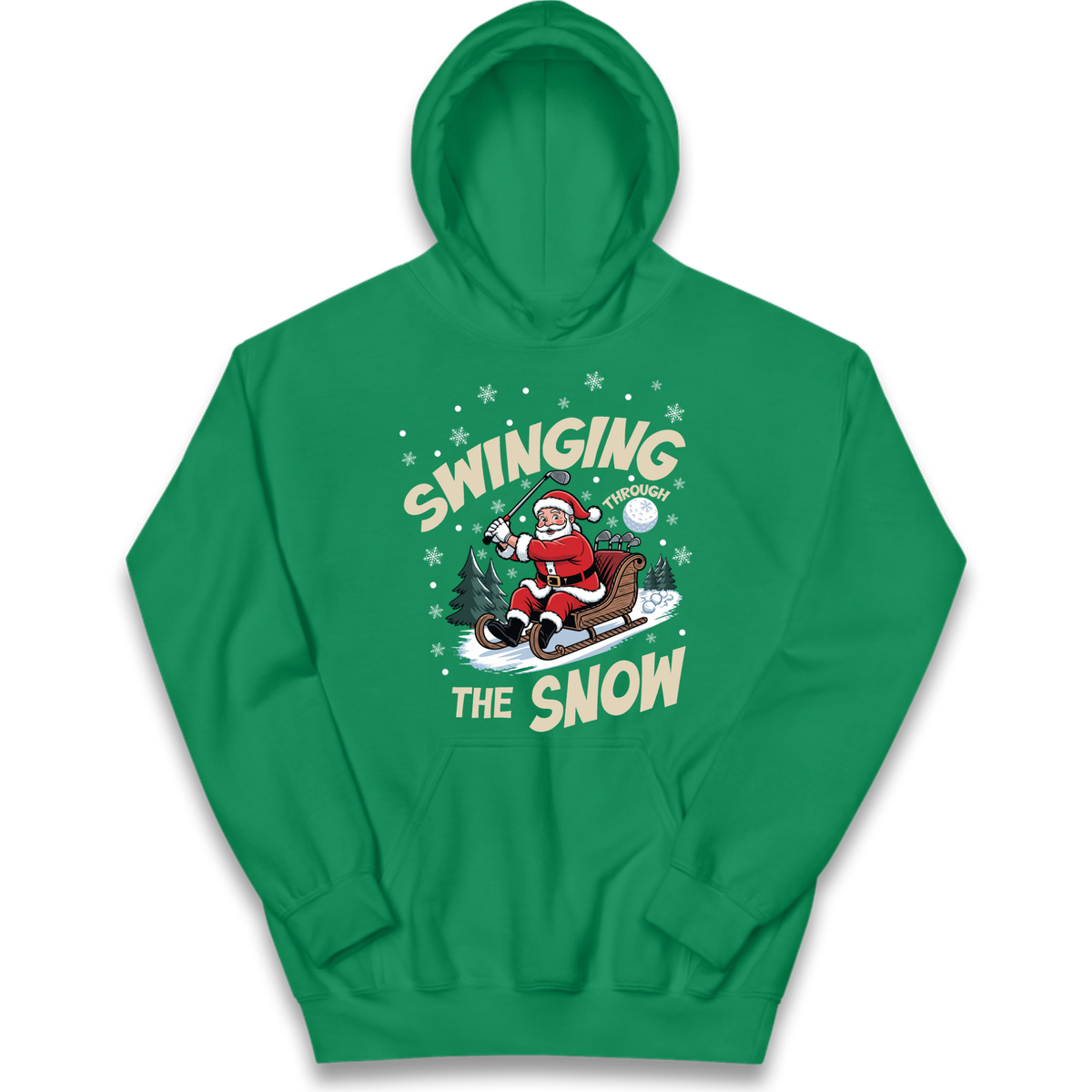 Christmas Golf Kids Hoodie